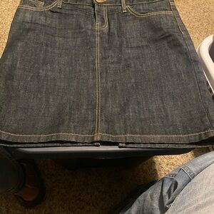 GAP Dark Denim Jean Skirt